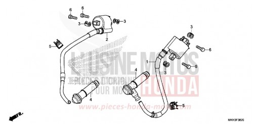 BOBINE D'ALLUMAGE ADV750H de 2017
